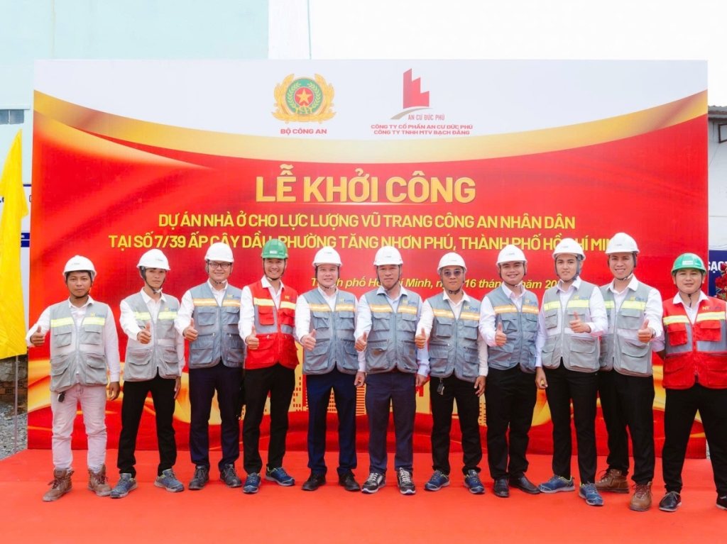 KHỞI CÔNG DỰ ÁN NHÀ Ở XÃ HỘI CHO LỰC LƯỢNG CÔNG AN NHÂN DÂN TẠI TP.HCM